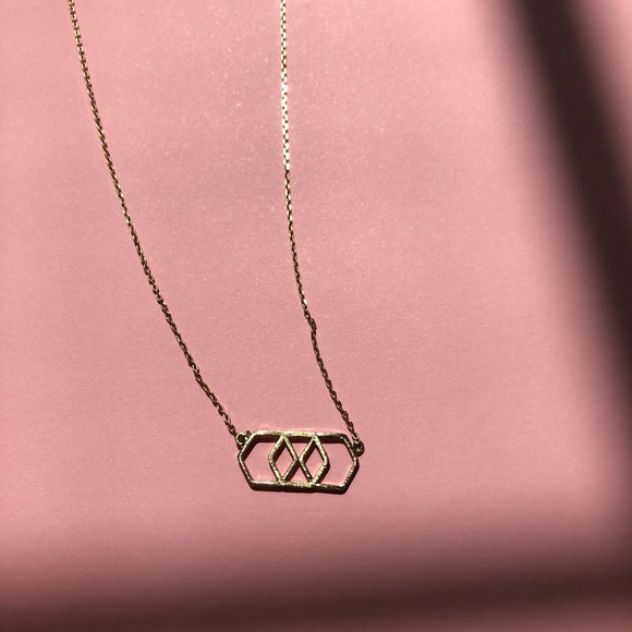 Hexagon Necklace - Picture 6 of 6